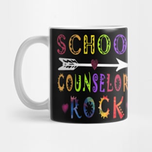 School Counselors Rock Awesome Motivation Back To School Mug